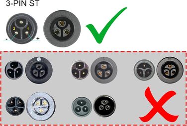 Зарядний пристрій PowerSmart 36V 2A для літій-іонних акумуляторів 36V з 3-контактним роз&39ємом ST постійного струму