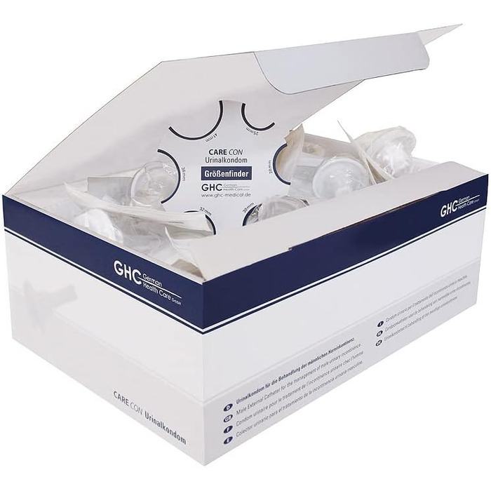 Презерватив для пісуара Care Con Urinal типу 2 Special Для нетримання сечі Довжина 5 см Для короткого та втягнутого пеніса Самоклеючий 30 шт. Ø 36 мм