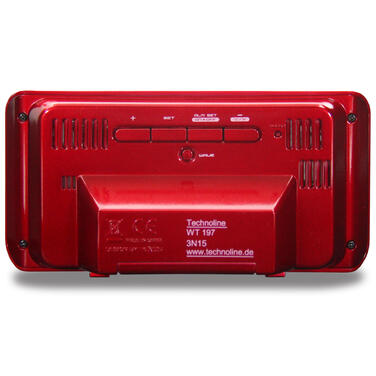 Годинник настільний Technoline WT197 Red (WT197)