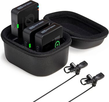 �DE Wireless PRO Компактний комплект для радіозв'язку з таймкодом, 32-бітним вбудованим записом, 2 мікрофонами Лавальє та зарядним