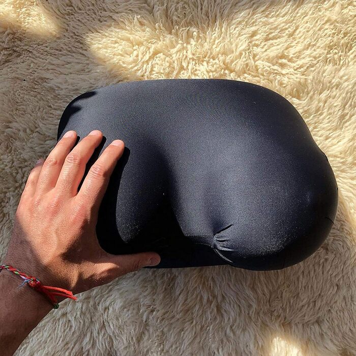 Жіноча подушка для грудей, штучна подушка для грудей, плюшева подушка для пар та подарунків на день народження, м&39яка подушка для сну з піни з ефектом пам&39яті 29 x 20 x 14 см, чорна