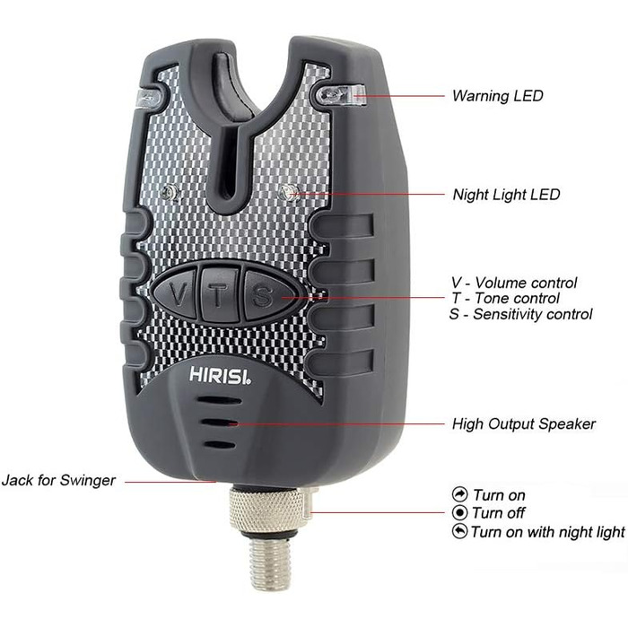 Індикатор клювання та світлодіодний комплект для свінгерів Сині світлодіодні індикатори сигналізації про риболовлю B1137
