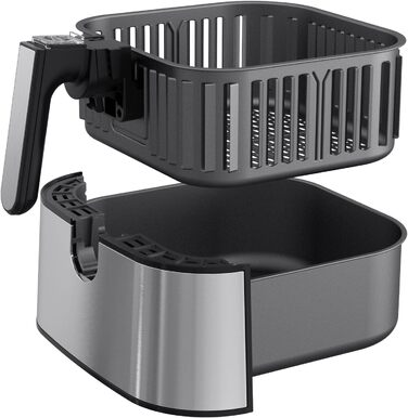 Змінний кошик для фритюрниці Innsky 5.5 л для фритюрниці Innsky, кошик для фритюрниці з антипригарним покриттям, можна мити в посудомийній машині, IS-EE004, ексклюзивно для кошика для фритюрниці Innsky