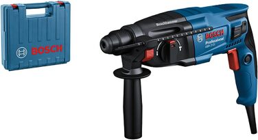 Перфоратор Bosch Professional GBH 2-21 (з SDS plus, вкл. додаткову рукоятку, шліфувальну шкурку, обмежувач глибини, кейс) без прил