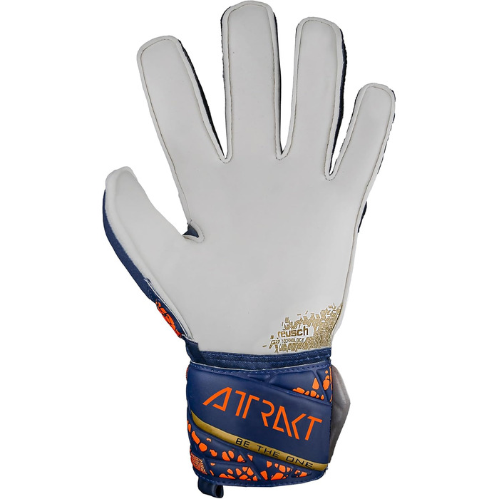 Рукавиці воротарські Reusch Unisex Youth Attrakt Grip Junior 7 синьо-золоті