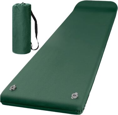 Надувний килимок для сну мякий пінопластовий кемпінговий матрац з подушкою, швидке надування, легке спорядження для активного відпочинку, подорожі, дім, фестивалі, кемпінг