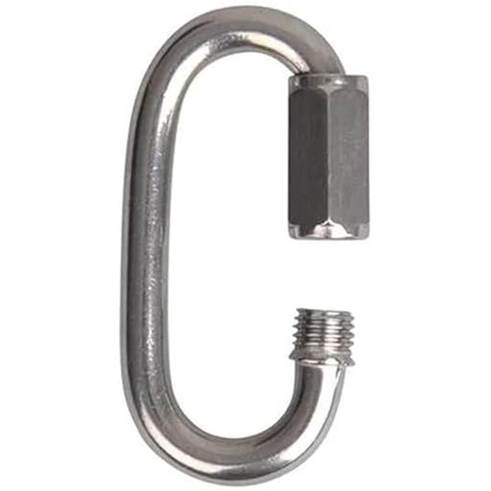 Набір з 20 ланок швидкого з&39єднання з гвинтовими ланцюгами аварійні ланки ланцюга з оцинкованої сталі, карабін із гвинтовою застібкою, міцний та довговічний, ідеально підходить для гамаків, боксерських груш, сонячних вітрил, 3 мм