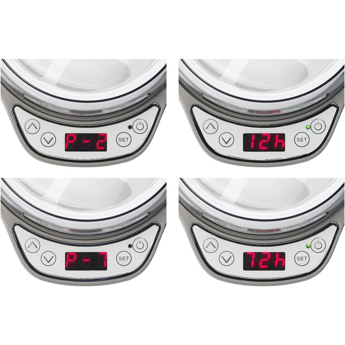 Йогуртниця Rosenstein & Shne Йогуртниця XL для грецького йогурту, натурального йогурту та багато іншого, 1,8 л (йогуртова машина, йогуртниця, йогуртниця)