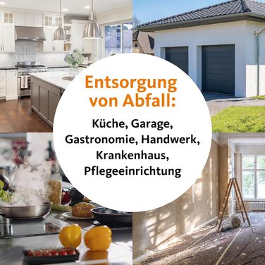 Прозорі сміттєві пакети DEISS PREMIUM, 70 мкм, 120 л, 120 літрів - 70 мкм, 19005, ука (25 шт.), одинарні