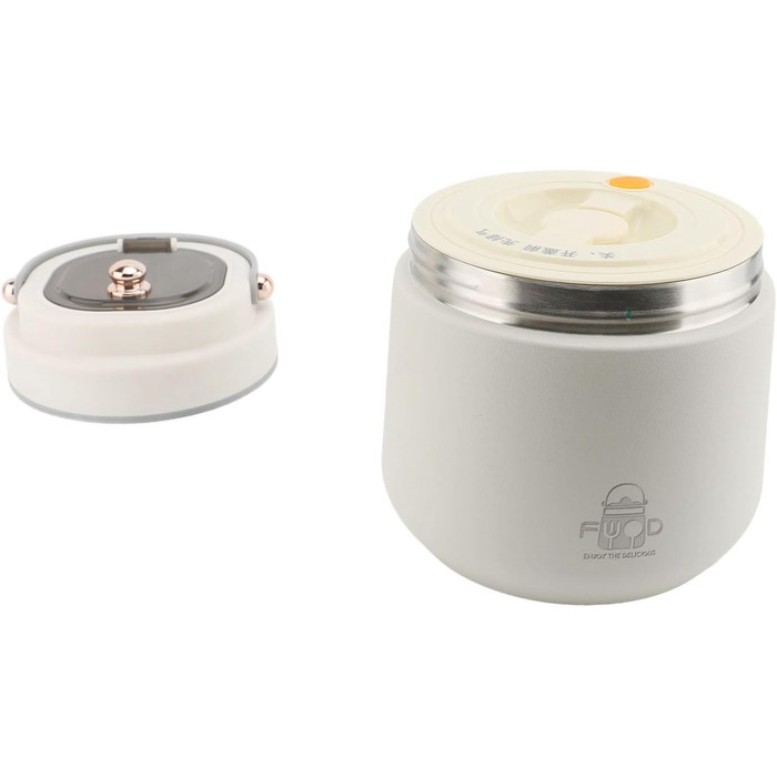 Ізольований ланч-бокс з нержавіючої сталі 304, двошарова вакуумна ізоляція, постачається з ложкою та паличками для їжі, портативний контейнер для їжі, підходить для офісів та шкіл.