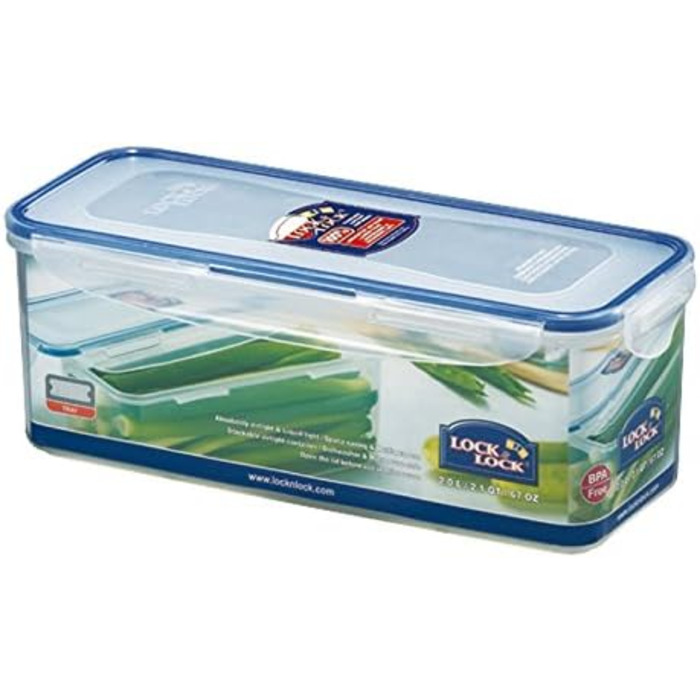 Коробка для зберігання продуктів, багатофункціональна коробка, 2 літри, герметична, набір з 3 шт., 844