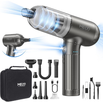 В-1 ручний пилосос з акумулятором, електрична витяжка пилу 130000 об/хв 3-швидкісний автомобільний пилосос з безщітковим двигуном