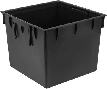 Літровий горщик з білим дном, 33 x 33 x 33 см. 32 x 32 x 32,5 см, білий, 32-