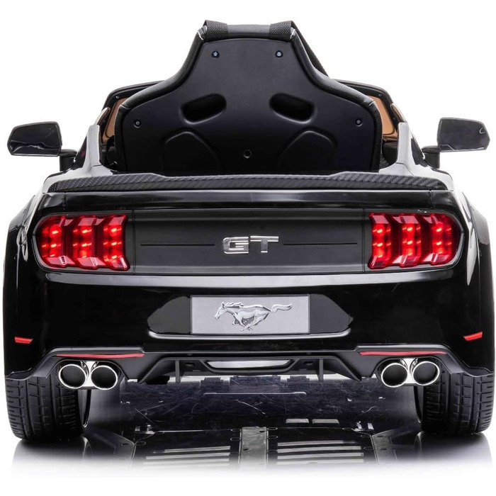 Дитячий автомобіль Ford GT-500 24V дитячий електромобіль 2.4GHz пульт дистанційного керування 2-6 років (чорний)