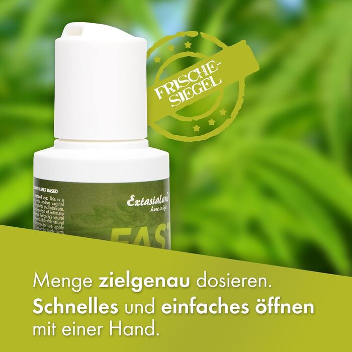 Лубрикант на водній основі Конопляний Sensitive Fastwet, 100 мл