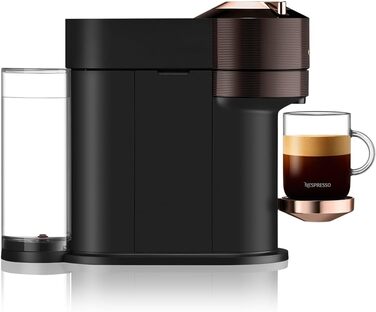 Кавова капсульна машина преміум-класу Nespresso De'Longhi ENV 120.BWAE Vertuo Next з піноутворювачем молока, коричнева