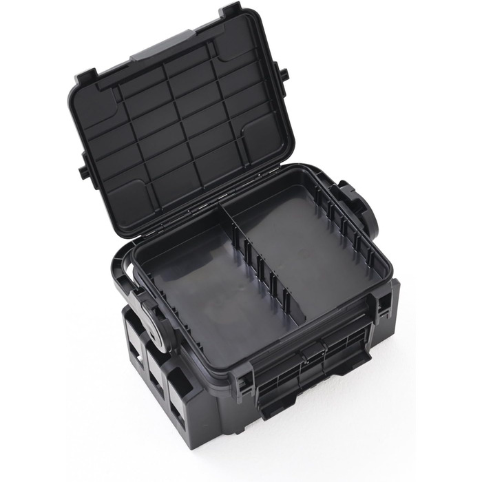 Чорний - Коробка для приманок, рибальська коробка для воблерів та м&39яких пластикових приманок, коробка для приманок, рибальський кейс, 7055 31.3x23.3x22.2