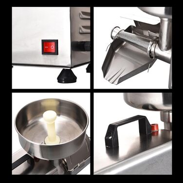 Комерційна електрична машина для просіювання помідорів TAHALI, машина для варення 220 В/110 В, прес для подрібнення їжі з нержавіючої сталі, соусниця, прес для фруктів