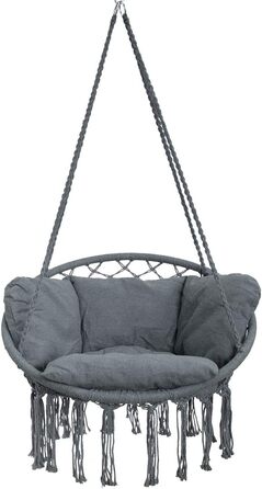 Ваш GEAR Boracay - Підвісне крісло з оббивкою сидінь сірого або бежевого кольору - максимум 240 кг Протестовано TV - Підвісне кріс