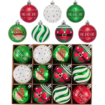 Різдвяні кульки для декору 12 шт Victor's Workshop