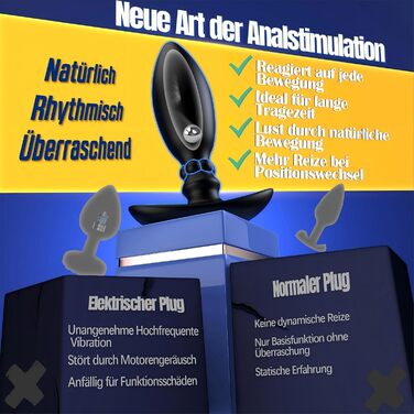 Набір з 3 анальних плагів yewuzer, для чоловіків і жінок