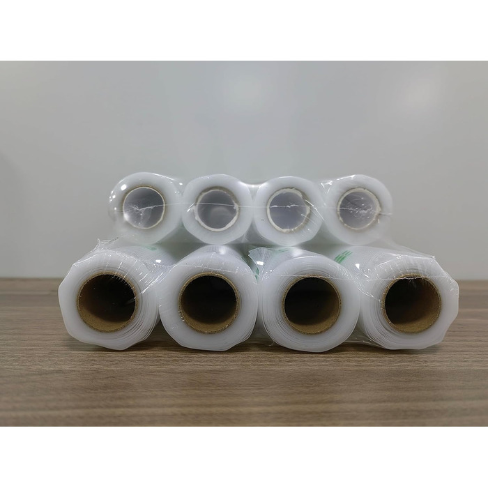 Вакуумні пакувальні пакети YISH Вакуумна плівка Вакуумні пакети Рулони харчової вакуумної плівки вакуумний мішок для рулонів плівки Sous Vide для вакуумного пакувальника 8 рулонів 20/28x300 см плівки, без BPA