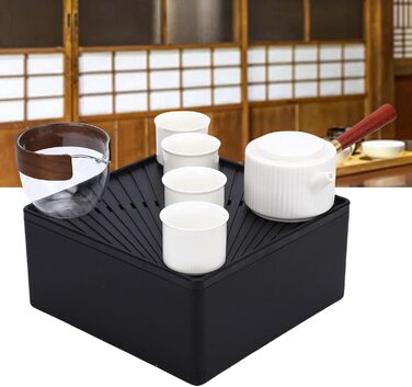 Автоматичний чайний сервіз Чайний Шлях, портативний керамічний чайник та набір чашок з коробкою для зберігання, ідеальний для подорожей, активного відпочинку, кемпінгу, дому, офісу, як подарунок