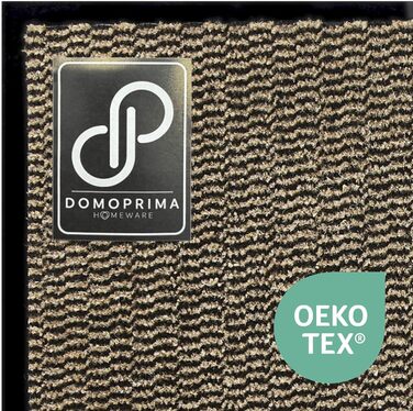 Килимок для бруду 90x150 см Коричневий меланж Комерційна якість Килимок без запаху для внутрішнього та зовнішнього використання Нековзний атмосферостійкий килимок для вхідної зони Килимок для очищення 90 x 150 см (прямокутний) Коричневий меланж