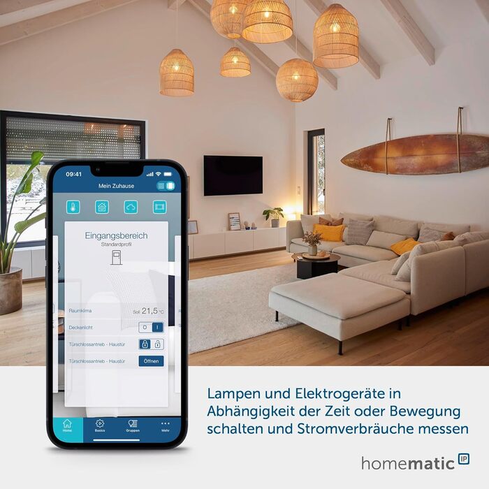 Світлодіодний контролер Homematic IP Smart Home RGBW, непряме освітлення, керує світловими стрічками. Світлодіодні стрічки через додаток, Google Assistant і Alexa, 157662A0 (імпульсний вимірювальний привід (16 А))