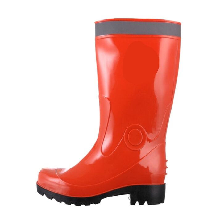Чоловічі гумові чоботи з ПВХ, заввишки до литки, водонепроникні, безшовні, нековзні, м&39які, для використання на вулиці, гумові чоботи для дорослих, розмір 42 EU, помаранчеві
