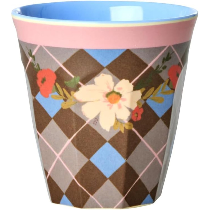 Чашки з рису та меламіну - принт павича та квітки - набір із 6 чашок, дитячі чашки, кемпінгові чашки, кемпінговий посуд, чашки для пиття, меламіновий посуд, ударостійкий, без бісфенолу А, набір чашок 160 мл, малий