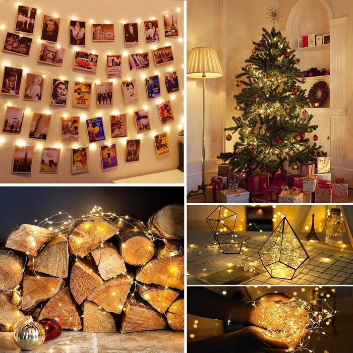 Світлодіодних гірлянд з мідного дроту 10 м Bowfar