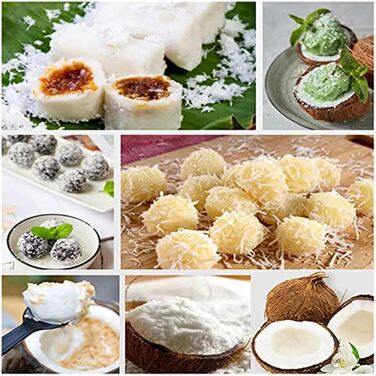 Комерційний подрібнювач скребків для кокосової терки, електрична терка для кокосових горіхів 300 Вт 50-60 шт. /год, нарізка кокосового горіха, вертикальний кокос для бізнесу з переробки кокосів, ресторан, пекарня