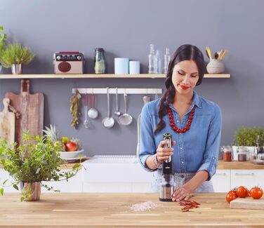 Насадка для побутової кавомолки та спецій Braun MQS 270 SI з системою EasyClick Plus - Аксесуари для побутового ручного блендера Braun MultiQuick 7 and 9, срібло