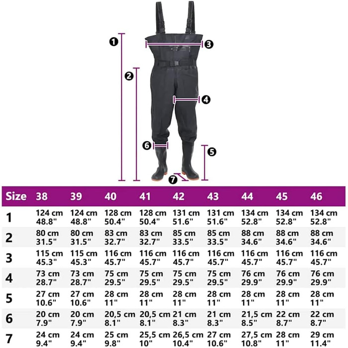 Вейдерси з чобітьми та поясом, Штани для рибалки, Штани для рибалки, Штани для риболовлі, Чорні