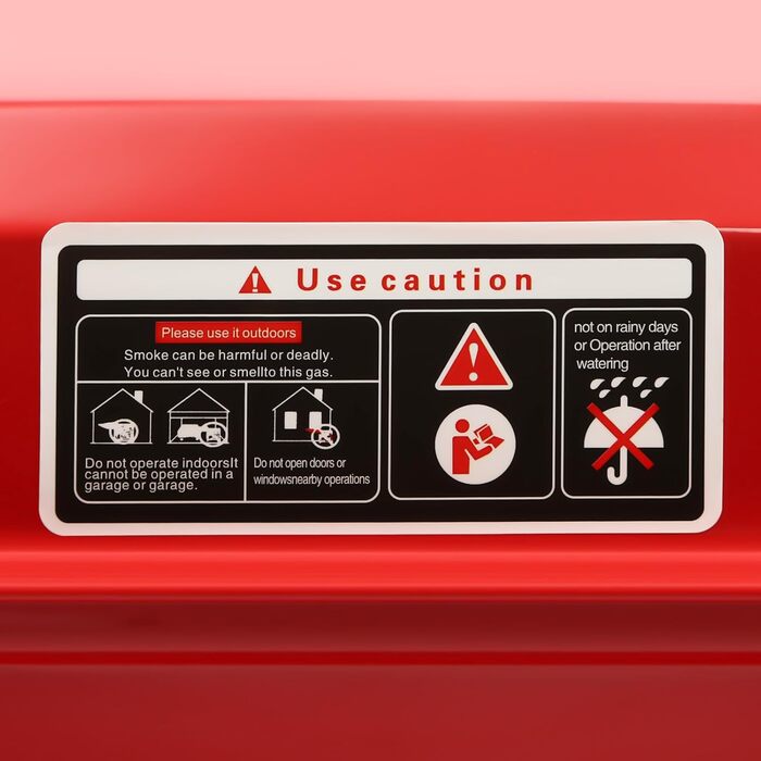 Тактний аварійний генератор, 7,5 к.с., бензиновий двигун, автоматичне відключення при низькому рівні оливи, підходить для сільського господарства тощо., 4-