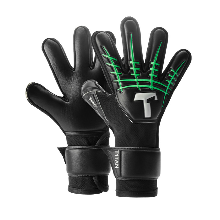 Воротарські рукавички T1TAN Beast Junior для дітей, розмір 4-6, вік 5-11 років, 3 мм Gorilla Grip, хлопчачі воротарські рукавички, високі, велика поверхня для лову, дихаючі, розмір 5 (8-9 років), Fluo Beast Junior 3.0