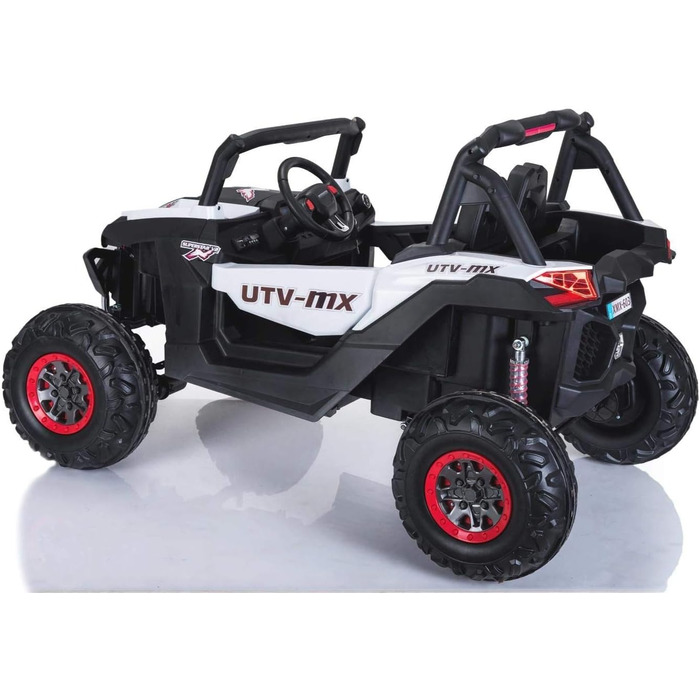 Дитячий електромобіль 12В 2-місний, NEW RSX електричний баггі для дітей, білий, з пультом дистанційного керування 2,4 ГГц, 36 міся