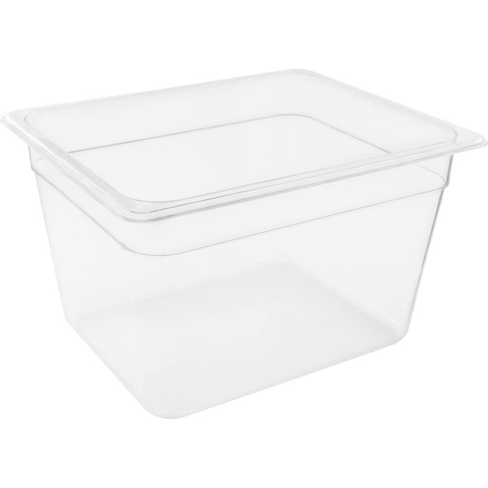 Контейнер для плити Heidenfeld SVS11 Sous Vide - дуже великий 32,0 x 26,5 x 20,0 см - Кришка - Стійка - Набір контейнерів - Повний комплект - Об'єм 11 л - Аксесуари для паличок Sous-Vide - Кухонний приладдя (Набір контейнерів)