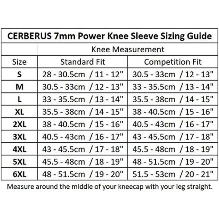 Силові наколінники CERBERUS Strength 7 мм (пара) (2XL)