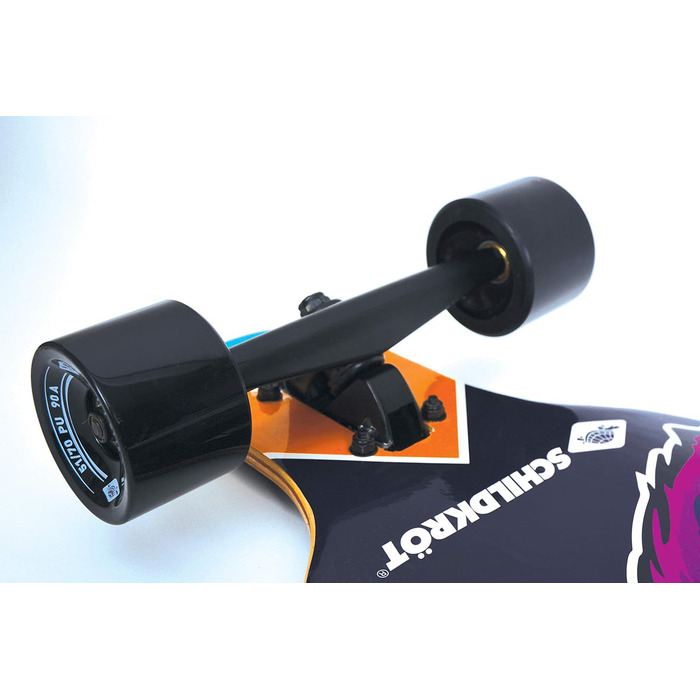 Лонгборд Schildkröt Freeride Cool Chimp 41" 9-шаровий клен drop-through ABEC-11 PU колеса 70x51 мм 88A повний компліт для фрірайду високих швидкостей німецький бренд понад 100 років оригінал 2025