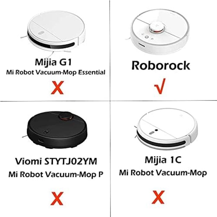 Пакети фільтрів Hepa для Roborock S5 Max S5 S6 Pure S6 MaxV S50 S6 T6 T7/T7 Pro для робота-пилососа Xiaomi MI, 4