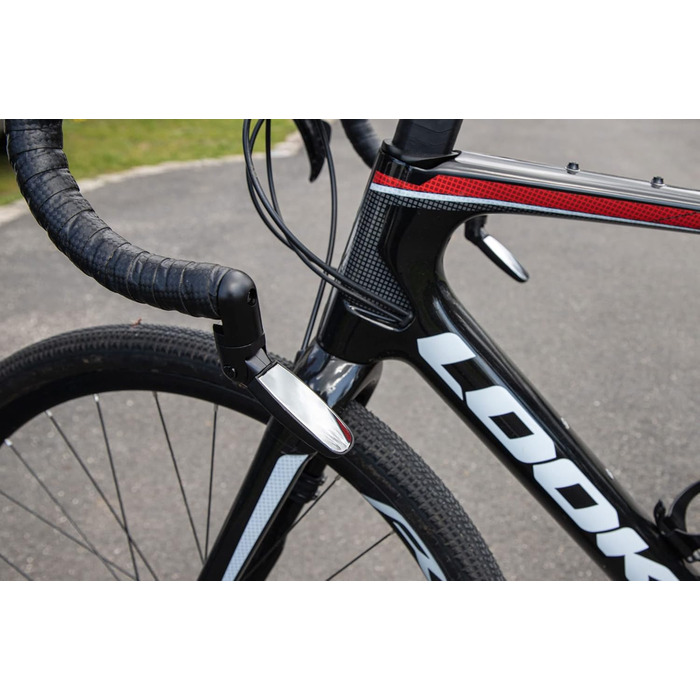 Набір дзеркал заднього виду ZEFAL Pack Spin 15 для шосейного велосипеда, складні дзеркала на рулі комплект із двох дзеркал заднього виду для велосипедів, які можна використовувати з обох боків (ліворуч або праворуч), з ударостійким дзеркалом, чорного коль