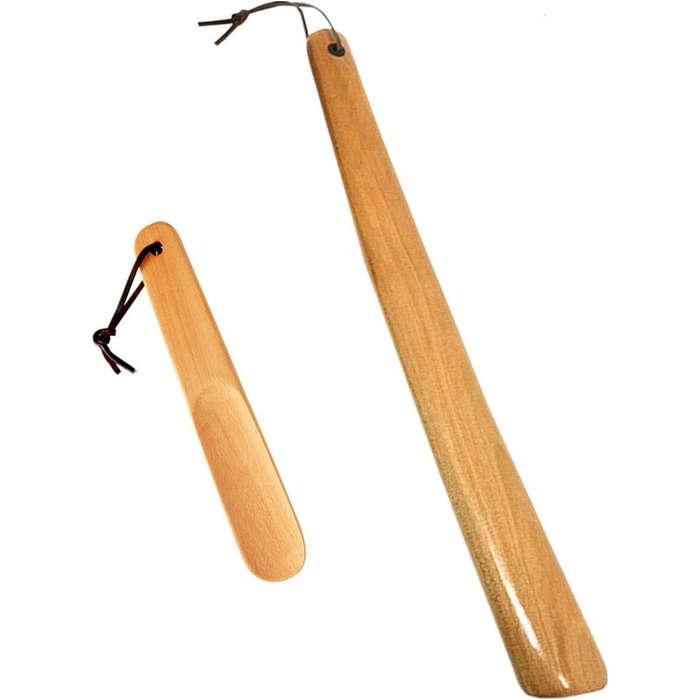 Взуття ріжок - дерев'яний ріжок для взуття ріжок для взуття з підвісною мотузкою, дерев'яний ріжок для взуття буковий ріжок для вз