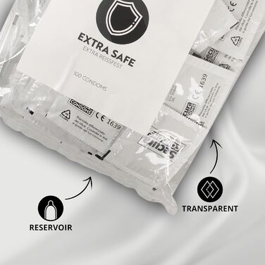 Презервативи Secura Extra Safe, 100 шт