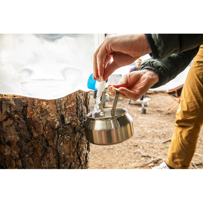 Туристичний чайник GSI Outdoors Glacier, 950 мл, матова нержавіюча сталь