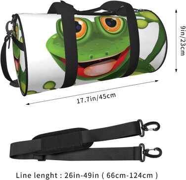 Дорожня сумка Зелений Жабеня, спортивна сумка для чоловіків та жінок, сумка-мішок для подорожей