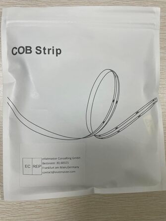 Світлодіодна стрічка COB тепла біла, світлодіодна стрічка 24 В, CRI 92, ширина 8 мм, світлодіодна стрічка біла дуже яскрава для спальні, телевізора, кухні, вітальні, DIY, світлодіодна стрічка самоклеюча (без джерела живлення) (6000k, 5M)