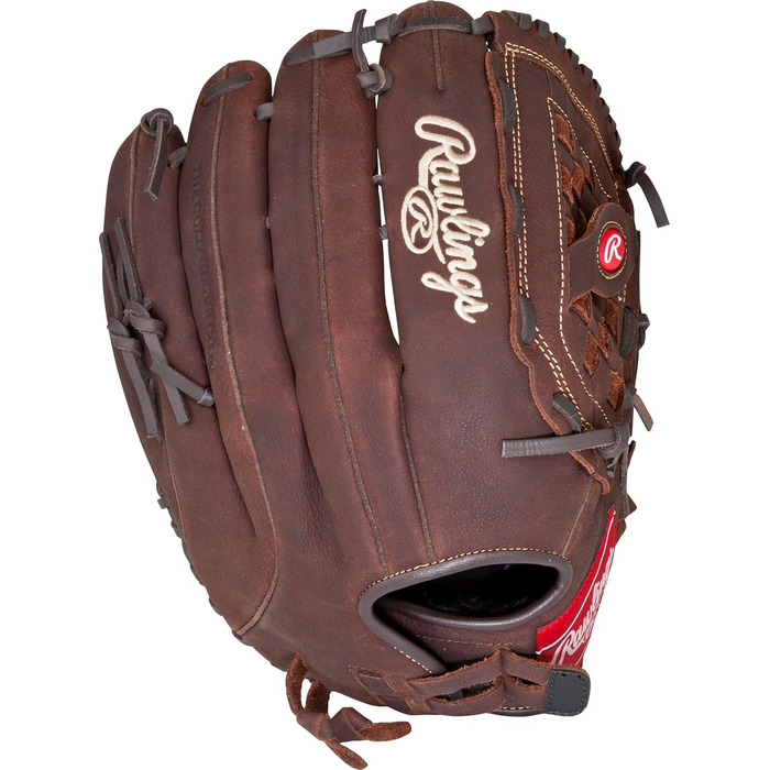 Ловляча рукавичка Rawlings Player Preferred, коричнева, 33 см, для лівої руки, для правої руки 35,6 см - плетіння кошика