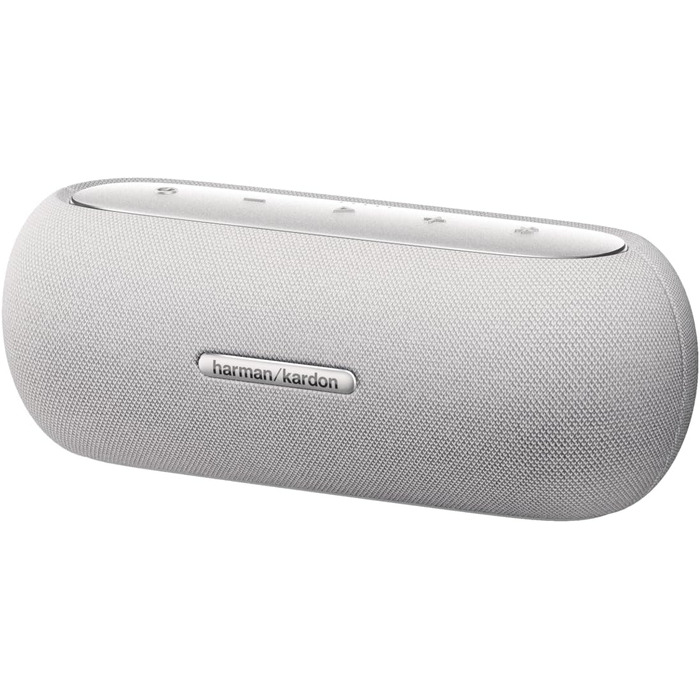 Колонка Harman Kardon Luna сірого кольору - Портативна, водонепроникна Bluetooth-колонка - До 12 годин роботи від акумулятора сіро